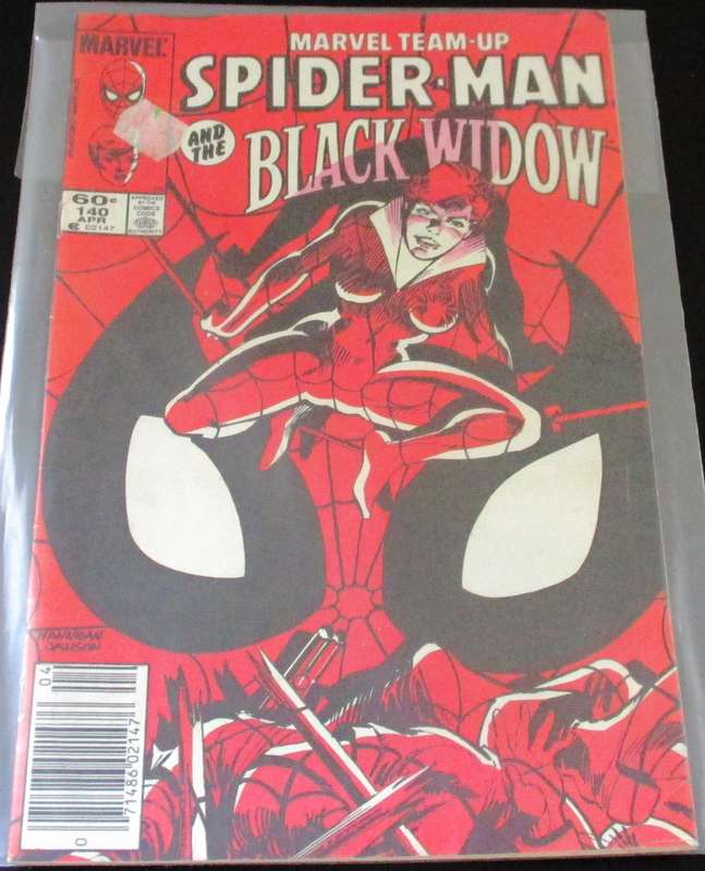 MARVEL TEAM UP SPIDER-MAN and The Black Widow #140 Apr 1983 [Box 2]
