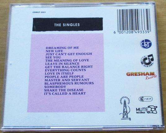 DEPECHE  MODE The Singles 81>85 CD [main stock room]