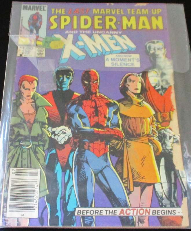 MARVEL THE LAST TEAM UP SPIDER-MAN and THE UNCANNY X-MEN #150 Feb 1984 [Box 2]
