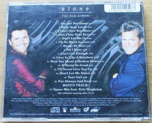 MODERN TALKING Alone The 8th Album CD [main stock room]