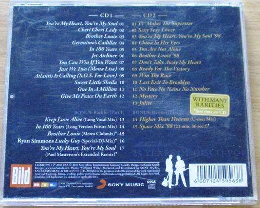 MODERN TALKING 25 Years of Disco Pop 2xCD [main stock room]