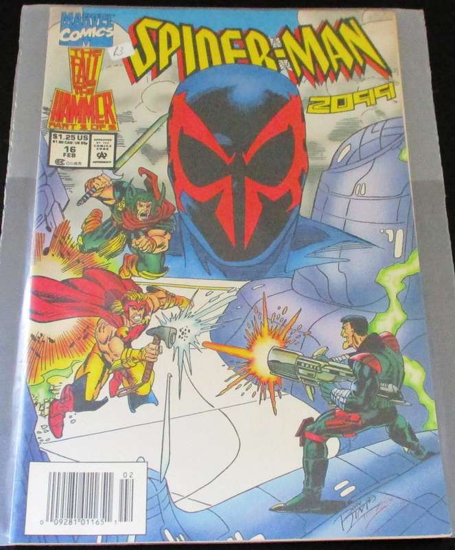 MARVEL Comics SPIDER-MAN 2099 The Fall of the Hammer Part 3 of 5 #16 Feb 1994 [Box 2]
