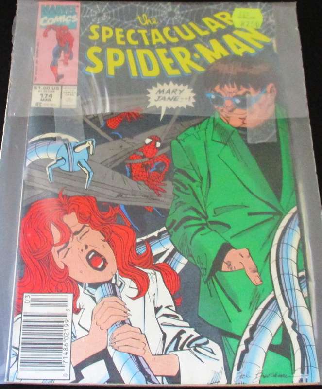 MARVEL Comics THE SPECTACULAR SPIDER-MAN Mary Jane! #174 Mar 1991 [Box 2]