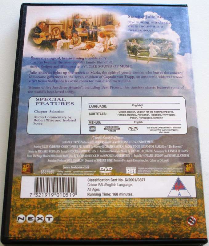 THE SOUND OF MUSIC DVD [BBOX 11]