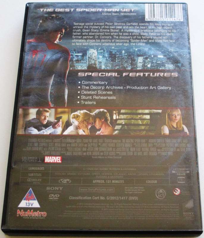 THE AMAZING SPIDER-MAN DVD [BBOX 11]