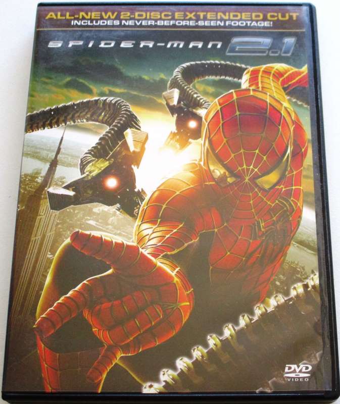 SPIDER-MAN 2.1 All New 2 Disc Extended Cut DVD [BBOX 11]