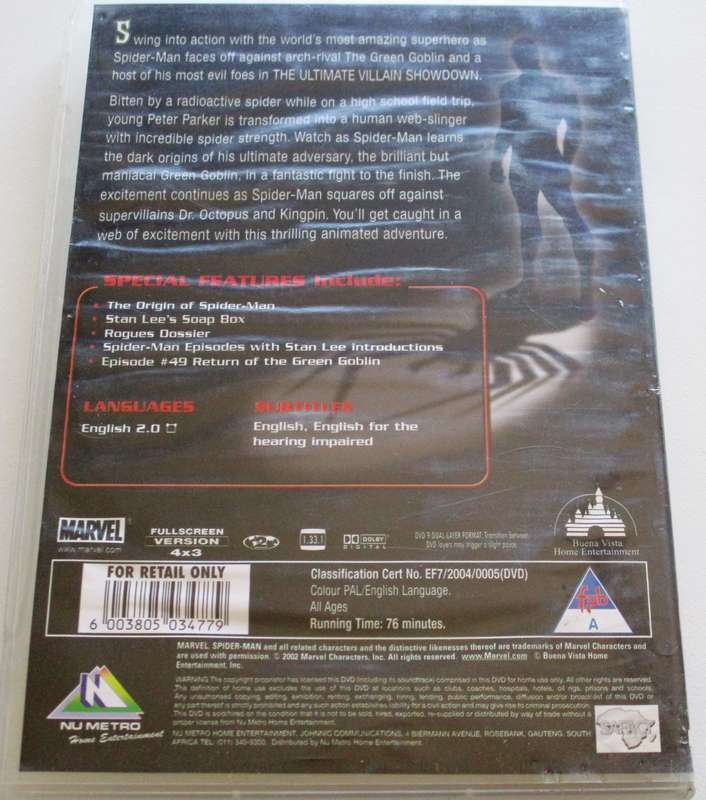 SPIDER-MAN DVD [BBOX 11]