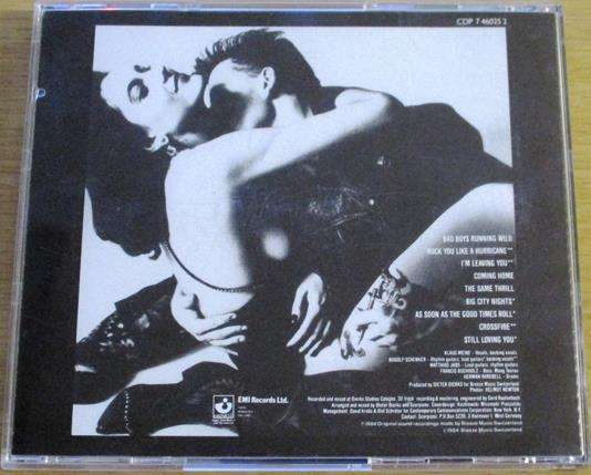 SCORPIONS Love at First Sting CD [main stock room]