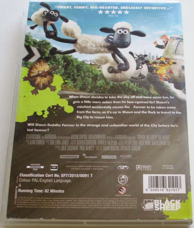 SHAUN THE SHEEP The Movie DVD [BBOX 11]