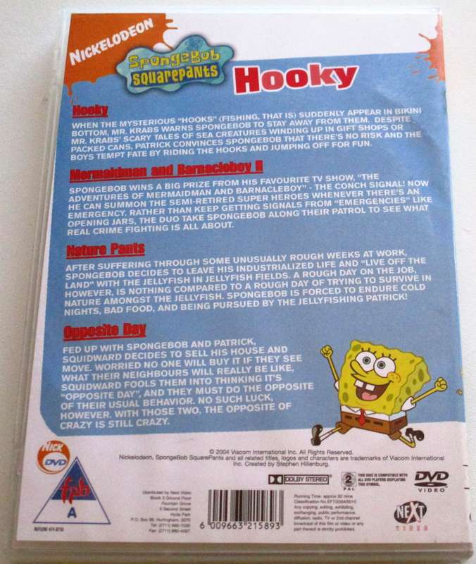 SPONGEBOB SQUAREPANTS Hooky DVD [BBOX 11]