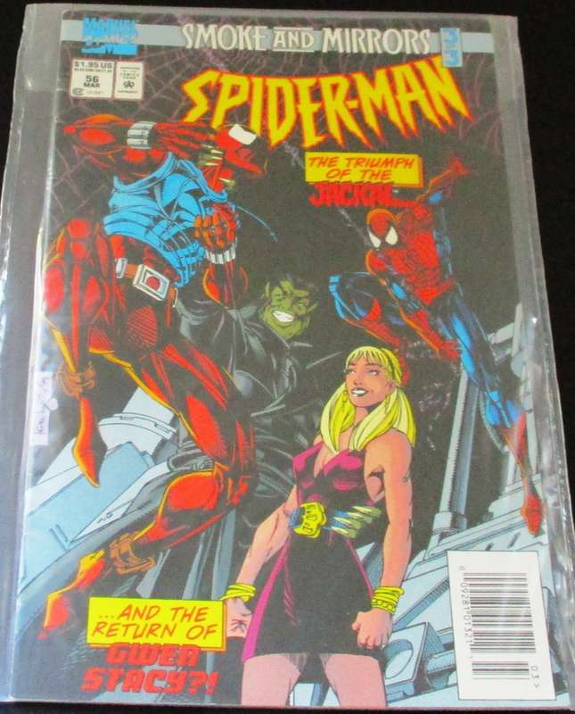 MARVEL Comics SPIDER-MAN Smoke and Mirrors Part 3 of 3: The Jackal #56 March 1995 [Box 2]