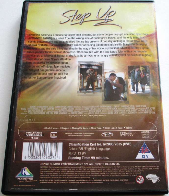 STEP UP DVD [BBOX 12]