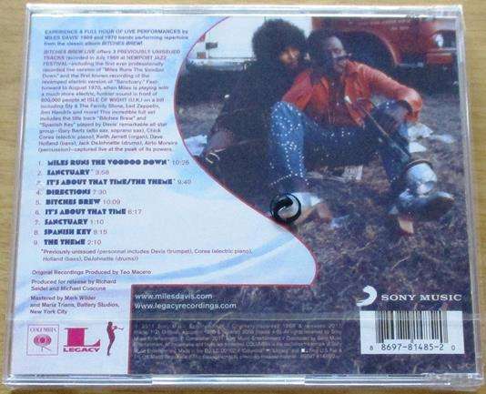 MILES DAVIS Bitches Brew Live CD