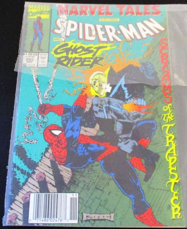 MARVEL TALES SPIDER-MAN +GHOST RIDER #255 Nov 1991 [Box 2]