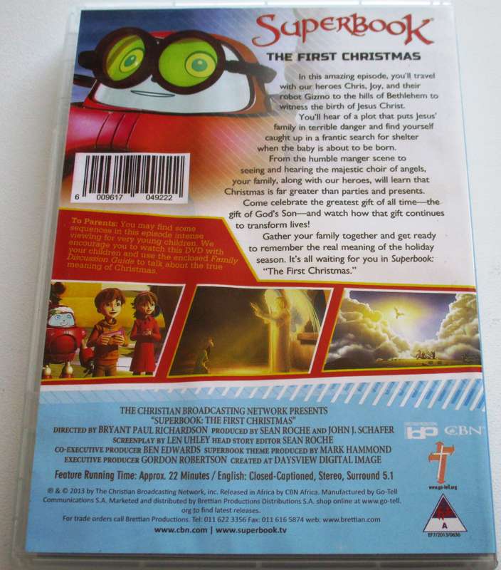 SUPERBOOK The First Christmas DVD [BBOX 12]