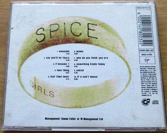 SPICE GIRLS Spice CD [main stock room]