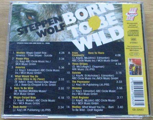 STEPPENWOLF Born to Be Wild CD [main stock room]