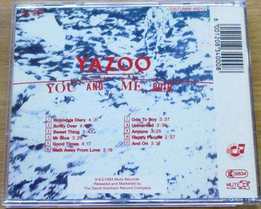 YAZOO You and Me Both CD [main stock room]