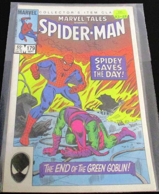 MARVEL TALES SPIDER-MAN The End of the Green Goblin #179 Sep 1985 [Box 2]