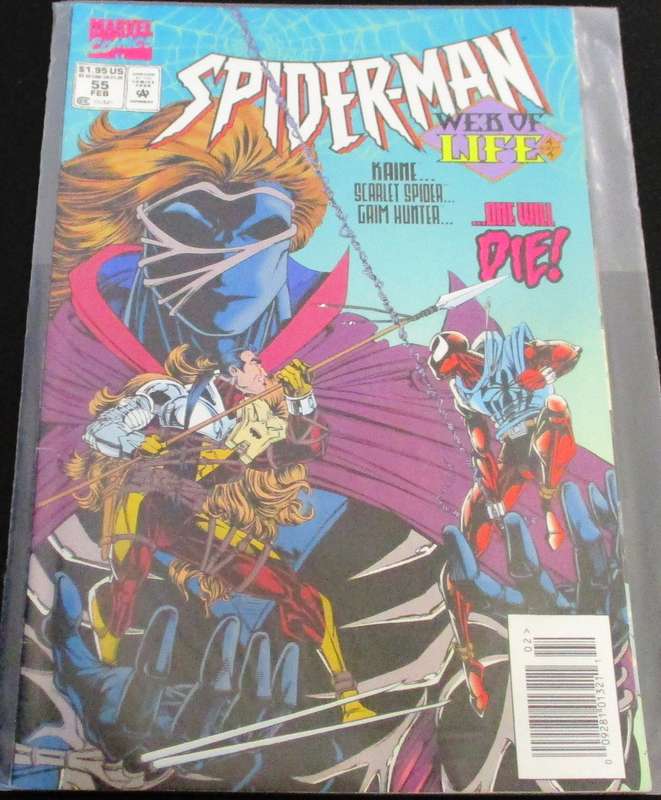 MARVEL Comics SPIDER-MAN Web of Life #55 Feb 1995 [Box 2]