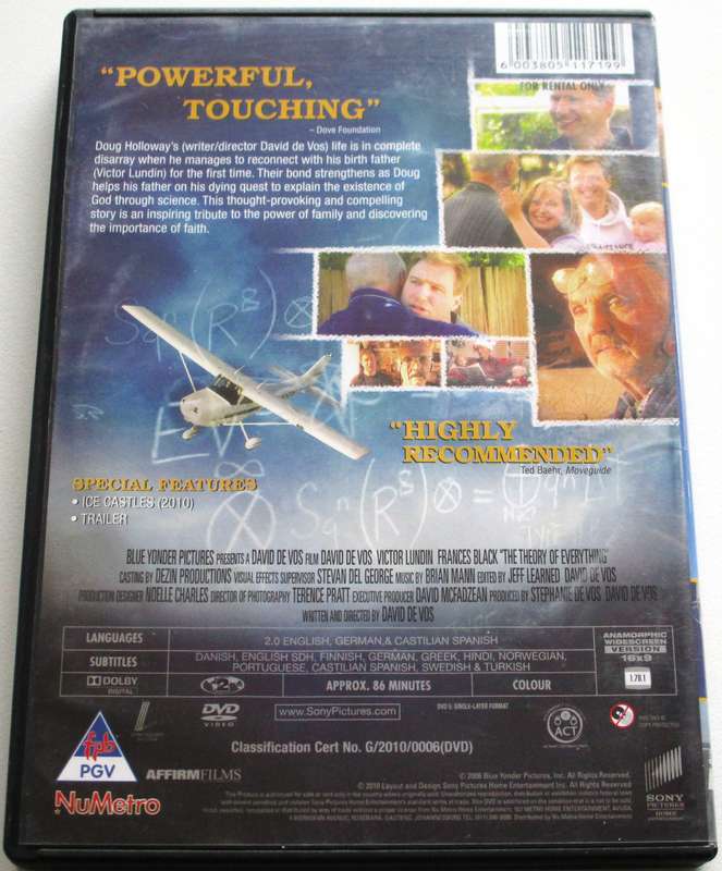 THE THEORY OF EVERYTHING DVD [BBOX 14]