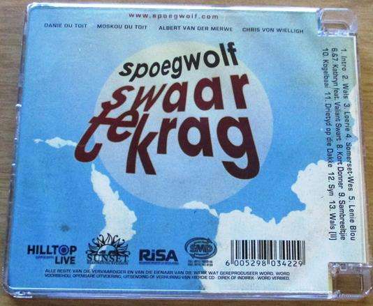 SPOEGWOLF Swaartekrag CD [main stock room]