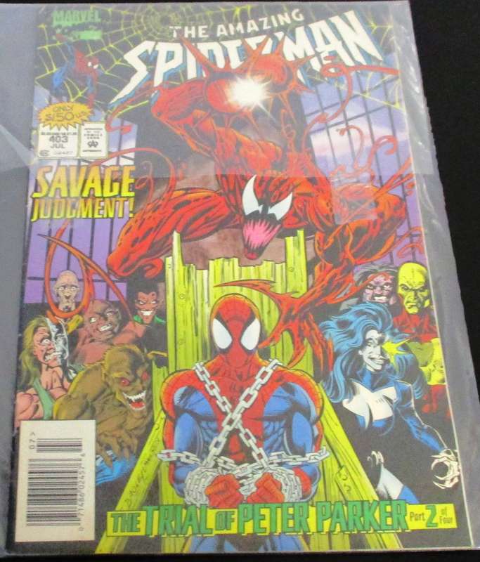 MARVEL Comics THE AMAZING SPIDER-MAN The Trial Of Peter Parker Part 2 of 4 #403 July 1995 [Box 2]
