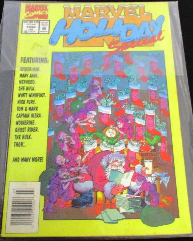 MARVEL HOLIDAY SPECIAL SPIDER-MAN, SHE HULK, WOLVERINE #1994 Jan 1994 [Box 2]