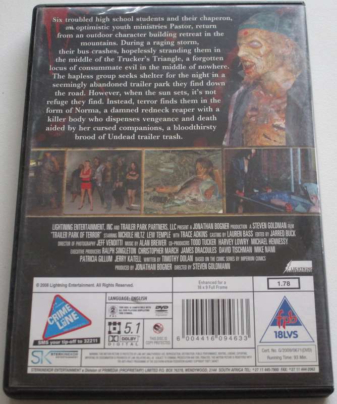 TRAILER PARK OF TERROR DVD [BBOX 14]