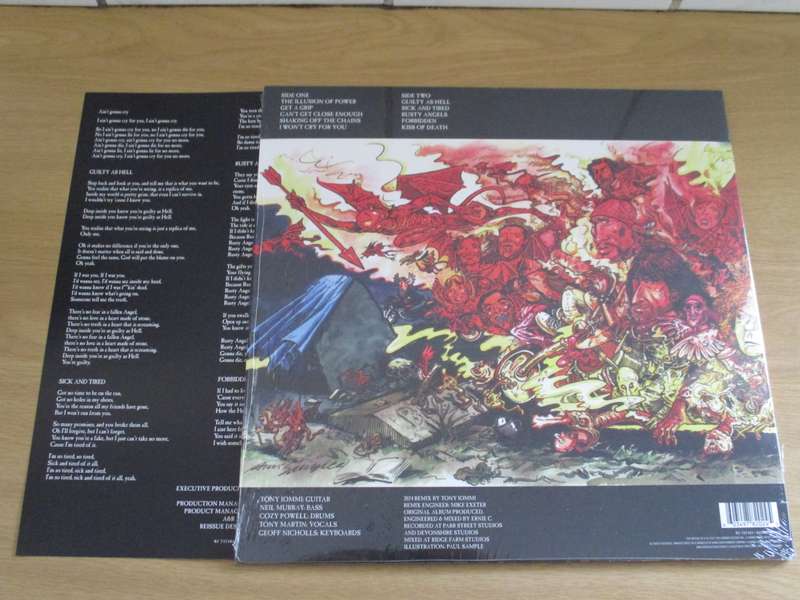 BLACK SABBATH Forbidden Remastered Standard Black LP VINYL Record