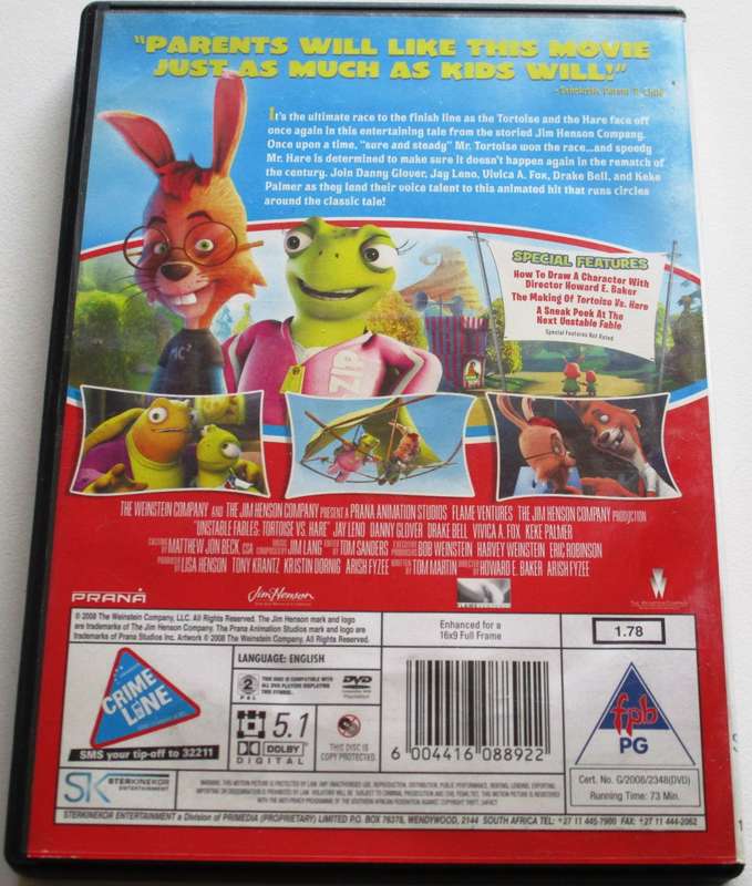 TORTOISE vs HARE DVD [BBOX 14]