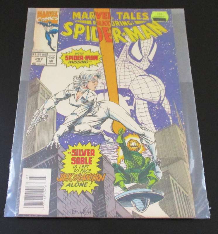 MARVEL Tales AMAZING SPIDER-MAN Silver Sable + Jack O Lantern #287 July 1994 [Box 3]