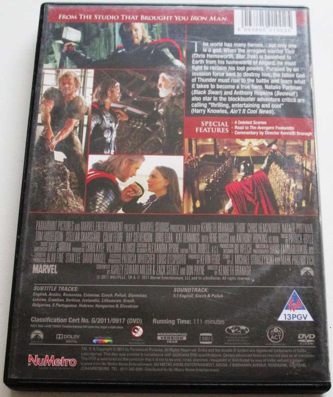 THOR DVD [BBOX 14]