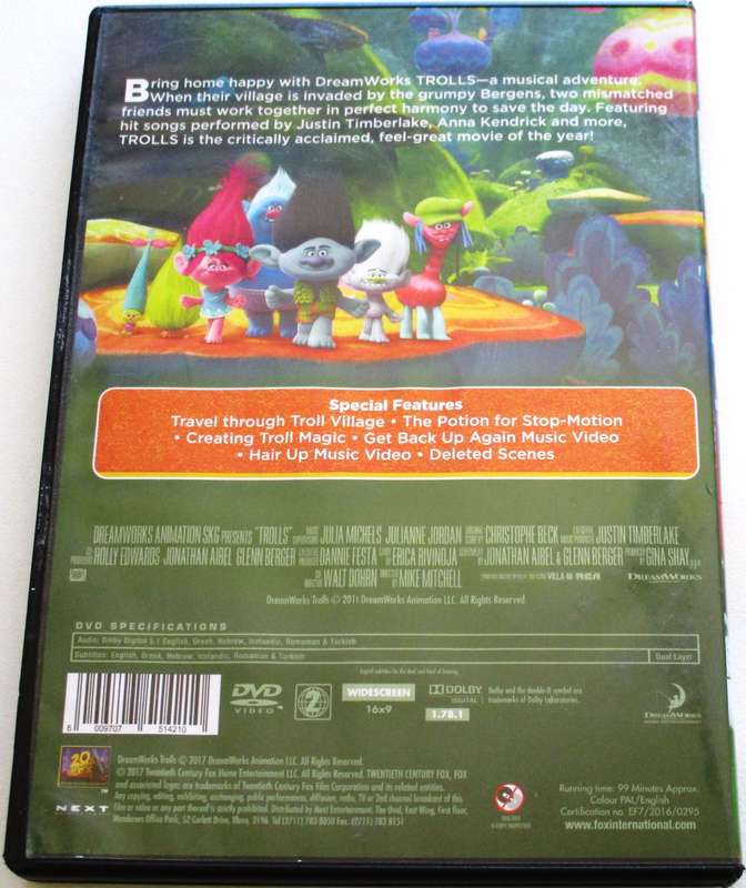 TROLLS DVD [BBOX 14]