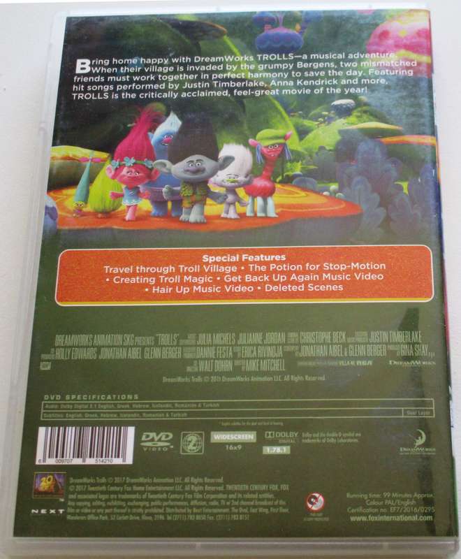 TROLLS DVD [BBOX 14]