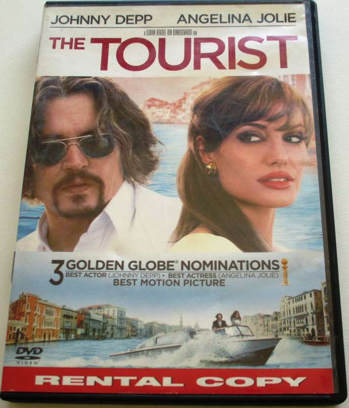 THE TOURIST Johnny Depp Angelina Jolie DVD [BBOX 14]