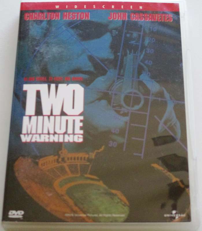 TWO MINUTE WARNING Charlton Heston DVD [BBOX 15] Region 1