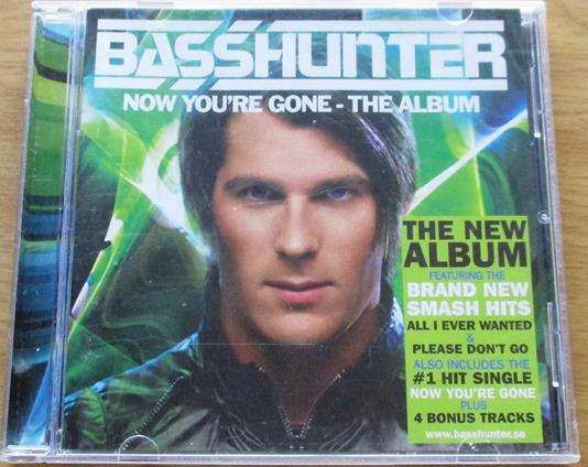 BASSHUNTER Now You're Gone - The Album CD [shelf Gx13]