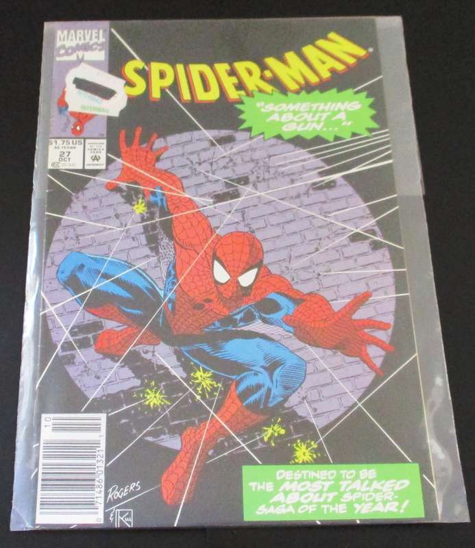 MARVEL Comics SPIDER-MAN Something about a Gun #27 Oct 1992 [Box 3]