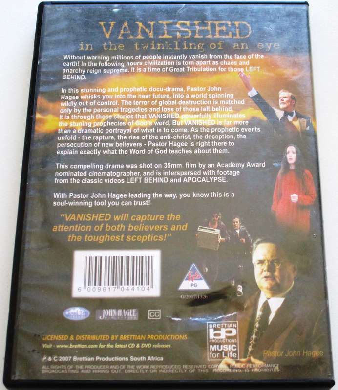 VANISHED DVD [BBOX 13]
