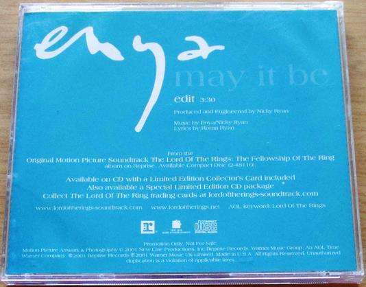 ENYA May it Be CD [Gx14]
