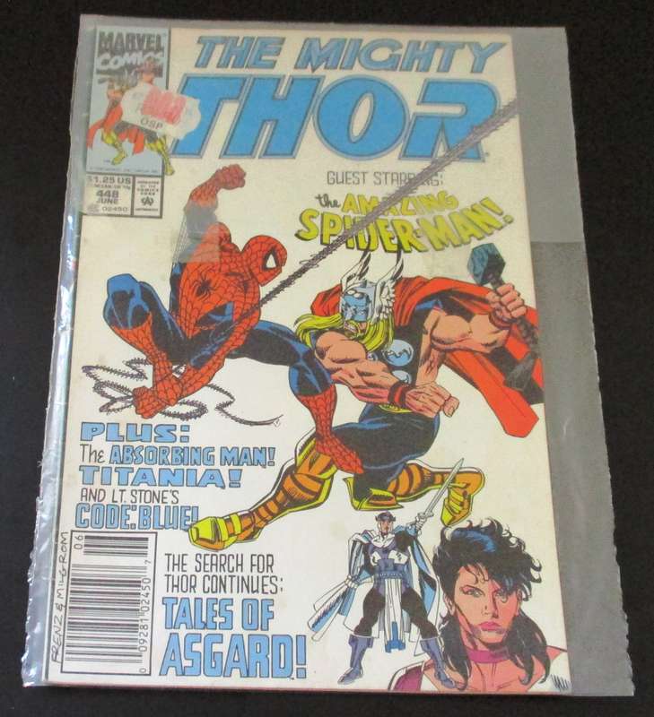 MARVEL Comics THE MIGHTY THOR + SPIDER-MAN #448 June 1992 [Box 3]