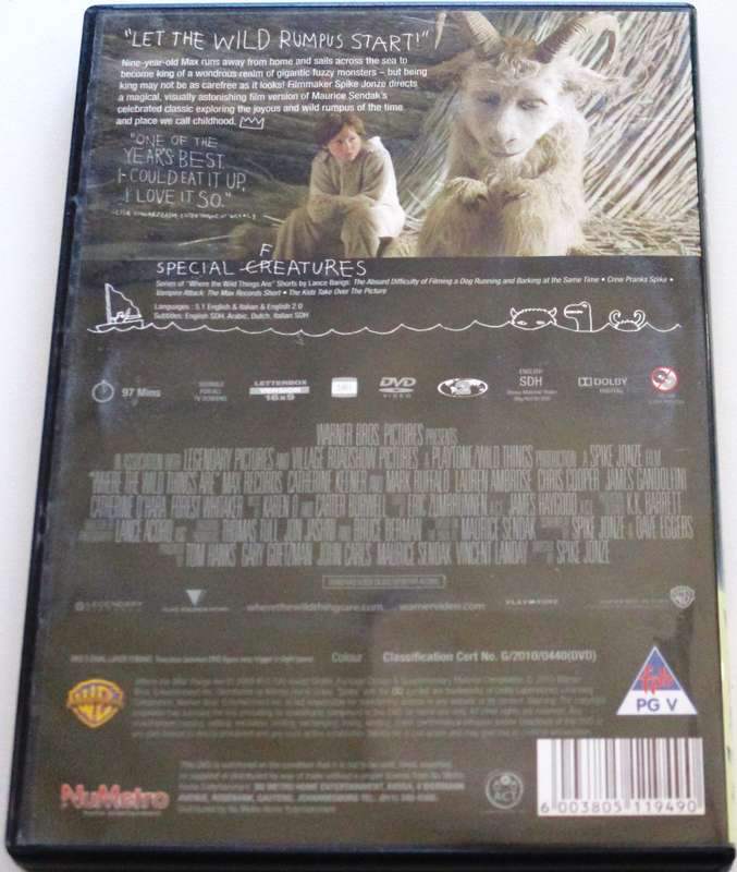 WHERE THE WILD THINGS ARE DVD [BBOX 14]