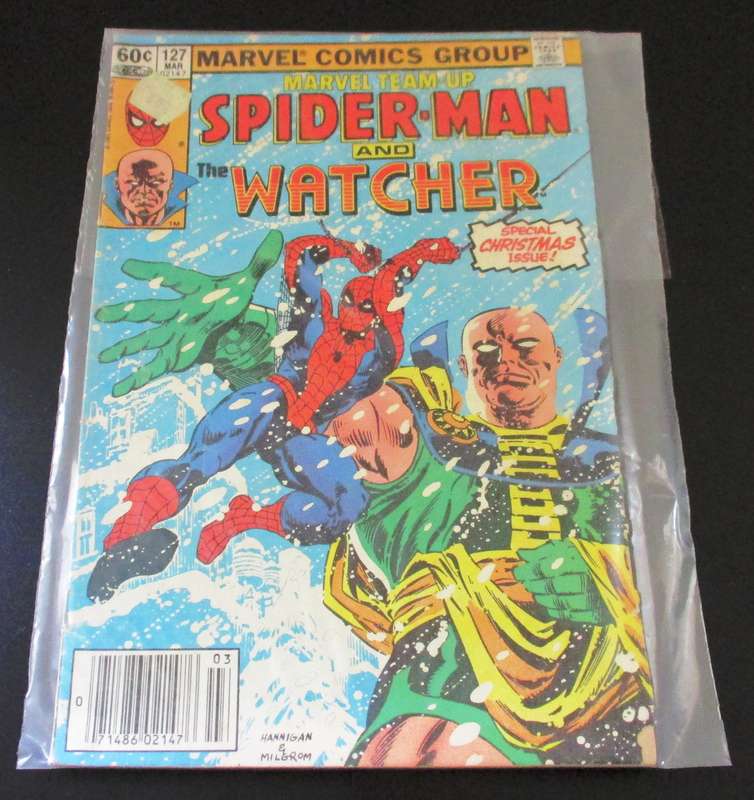 MARVEL TEAM UP SPIDER-MAN + THE WATCHER #127 Marc 1982 [Box 3]