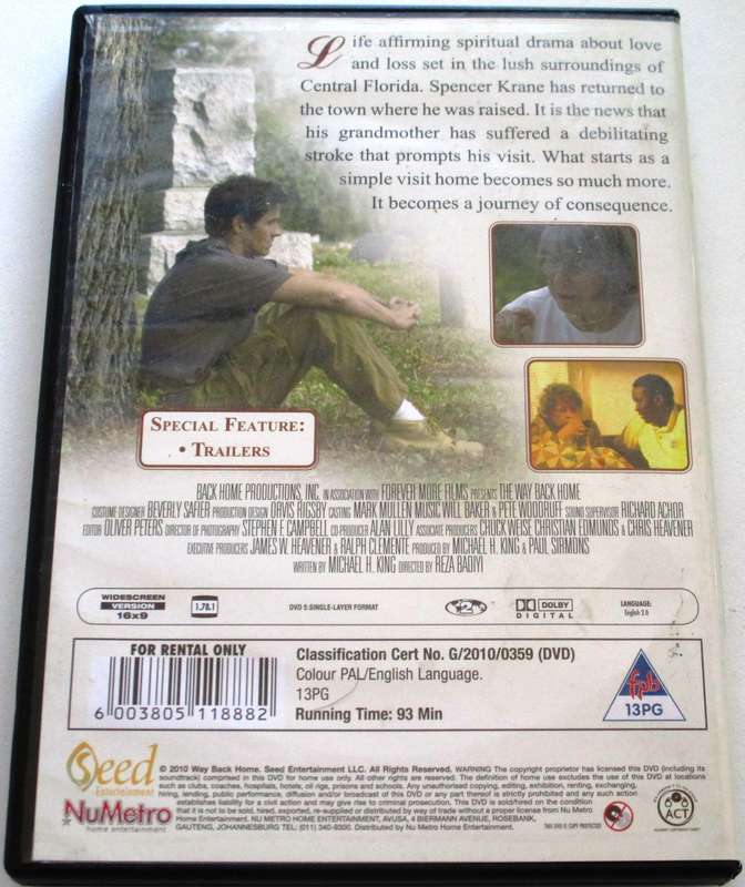 THE WAY BACK HOME DVD [BBOX 14]