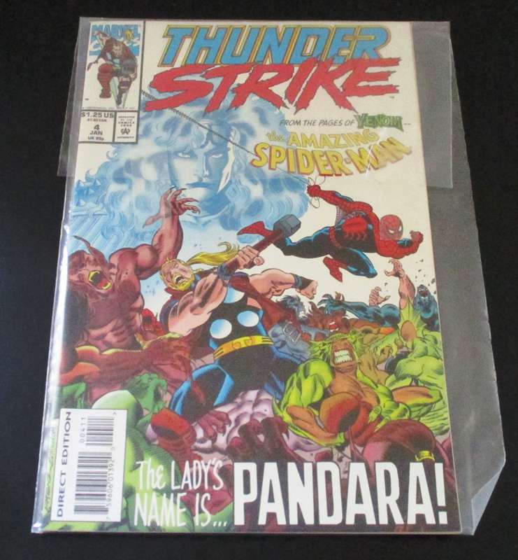 MARVEL Comics THUNDER STRIKE SPIDER-MAN The Lady's Name is PANDARA #4 Jan 1993 [Box 3]