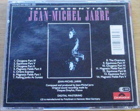 JEAN MICHEL JARRE The Essential Jarre CD [Gx14]