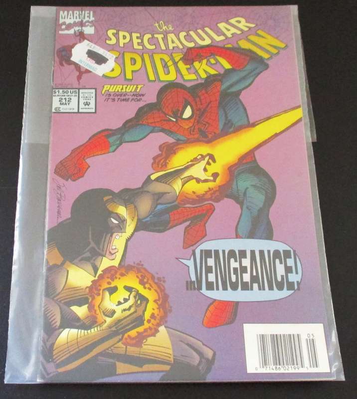MARVEL Comics THE SPECTACULAR SPIDER-MAN Vengeance #212 May 1994 [Box 3]