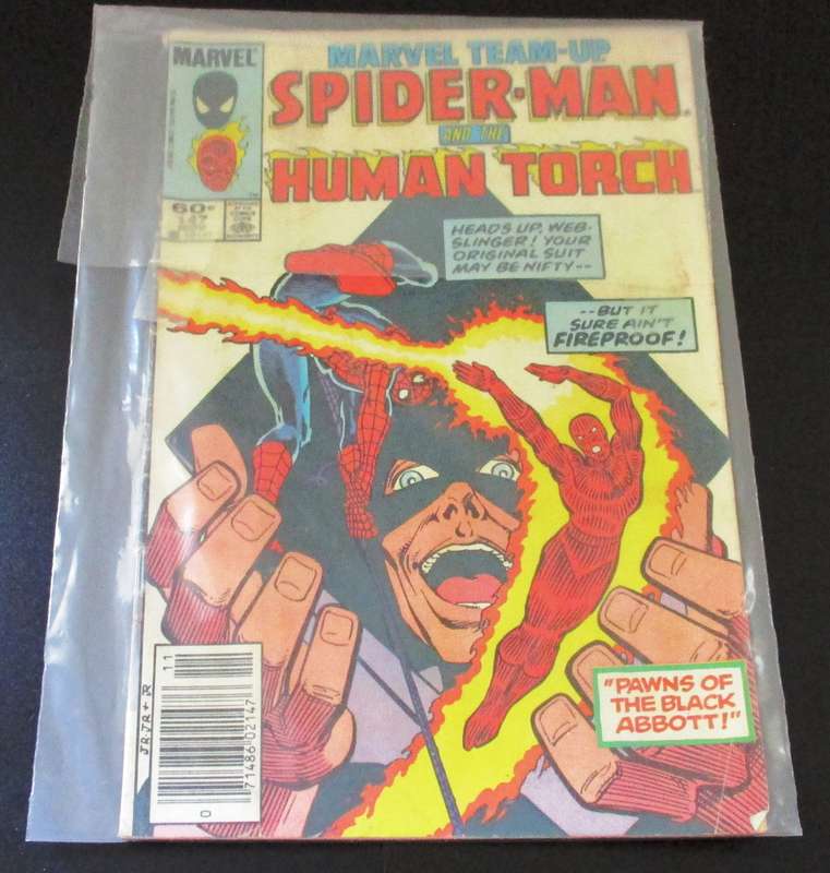 MARVEL TEAM UP SPIDER-MAN + THE HUMAN TORCH #147 Nov 1984 [Box 3]