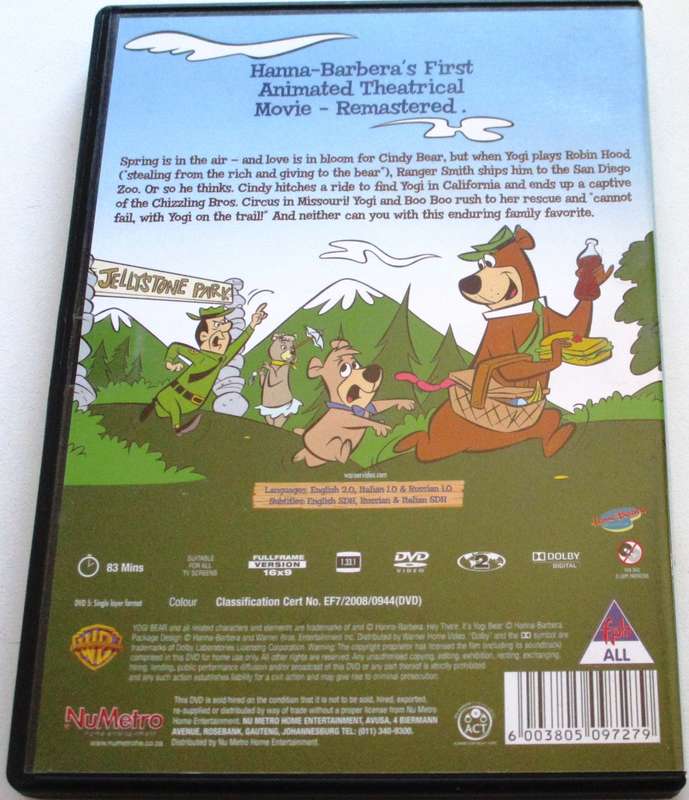 HEY THERE. IT'S YOGI BEAR! DVD [BBOX 14]
